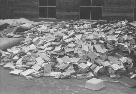 The Ada Public Library lost its entire collection to the flood.