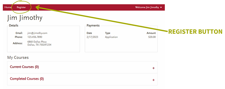 Continuing Studies Register
