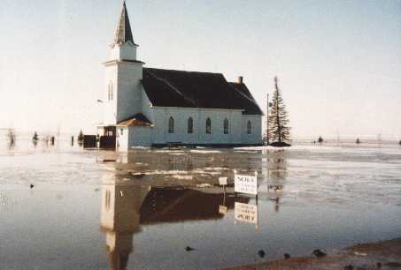 The Nora Lutheran Church in April, 1997.