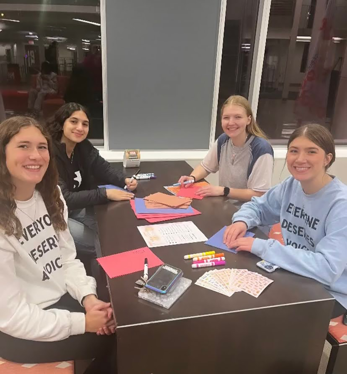MSUM's Letters of Love card making event