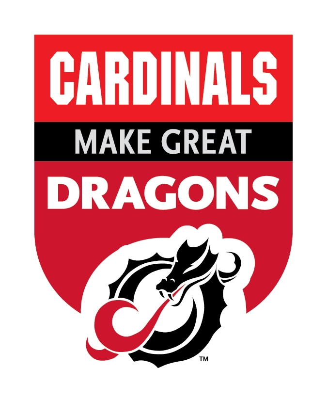 Cardinals Make Great Dragons sticker